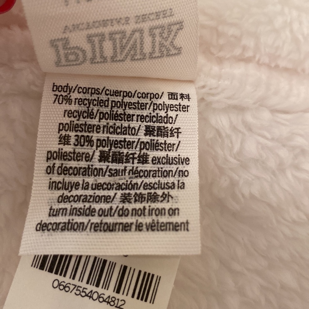 Pink Vs teddy jacket size l - Picture 7 of 10